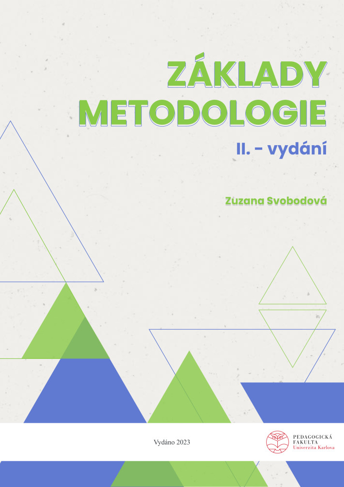 Obálka Základy metodologie II. vydání
